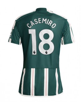Billige Manchester United Casemiro #18 Bortedrakt 2023-24 Kortermet